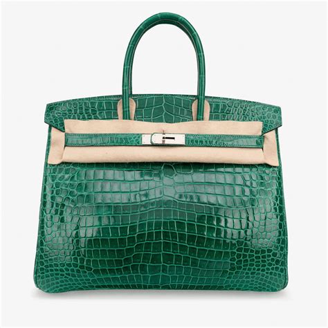 hermes birkin 35 green|hermes birkin crocodile.